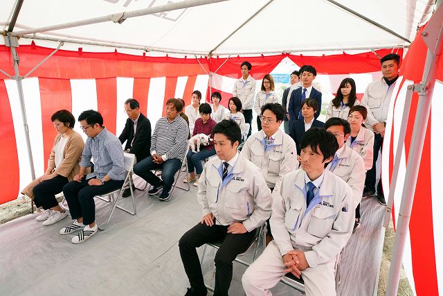 「糟屋郡03」注文住宅現場リポート①【地鎮祭】