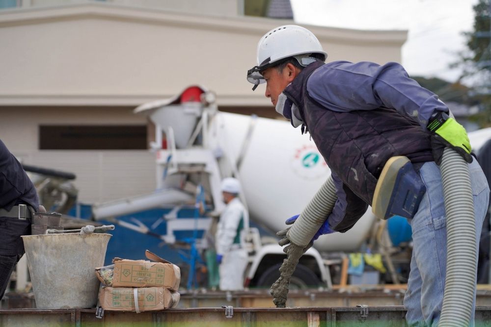 「福岡市南区市崎01」注文住宅現場リポート①【基礎工事】【立ち上がりコン】