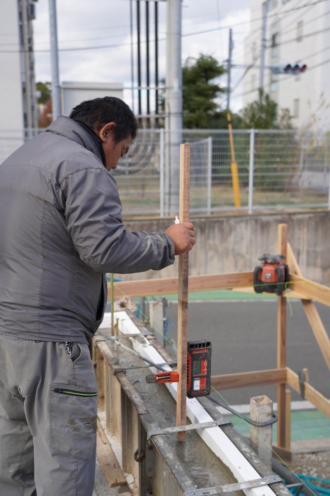 「福岡市南区市崎01」注文住宅現場リポート①【基礎工事】【立ち上がりコン】