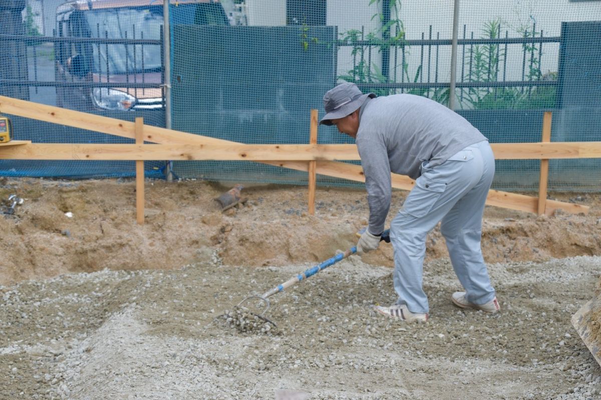 「大野城市04」注文住宅現場リポート②【基礎工事】【砕石転圧】