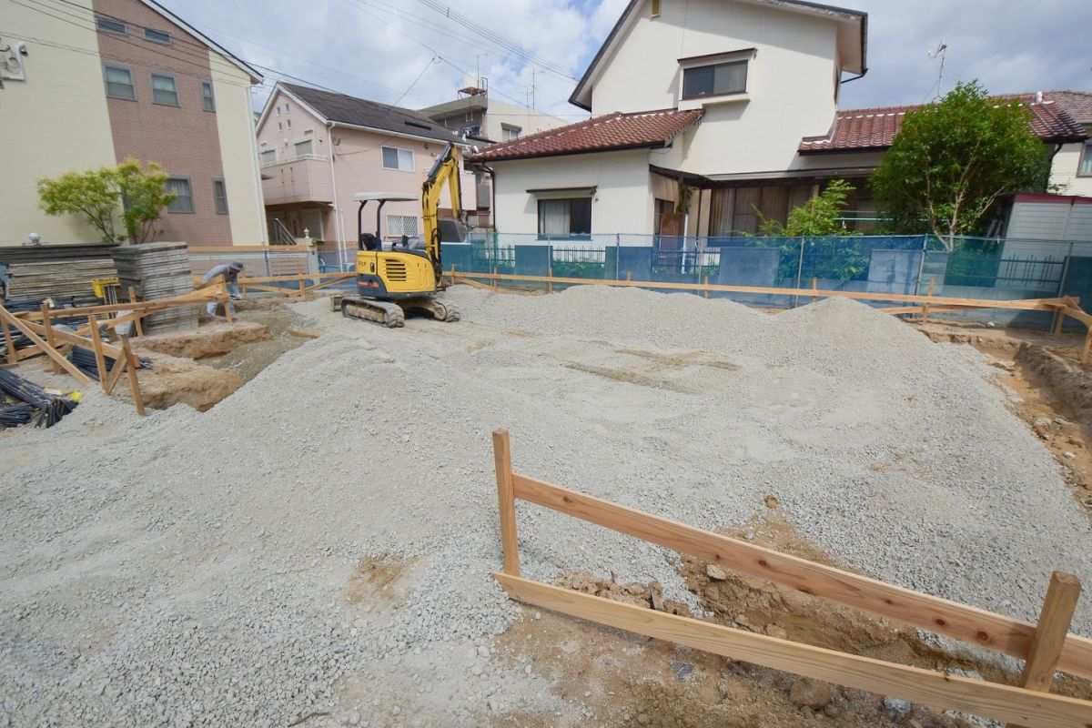 「大野城市04」注文住宅現場リポート②【基礎工事】【砕石転圧】