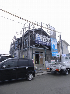 福岡県久留米市北野町01　注文住宅建築現場リポート⑨