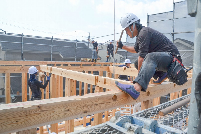 福岡県筑紫野市06　注文住宅建築現場リポート④　～上棟式～