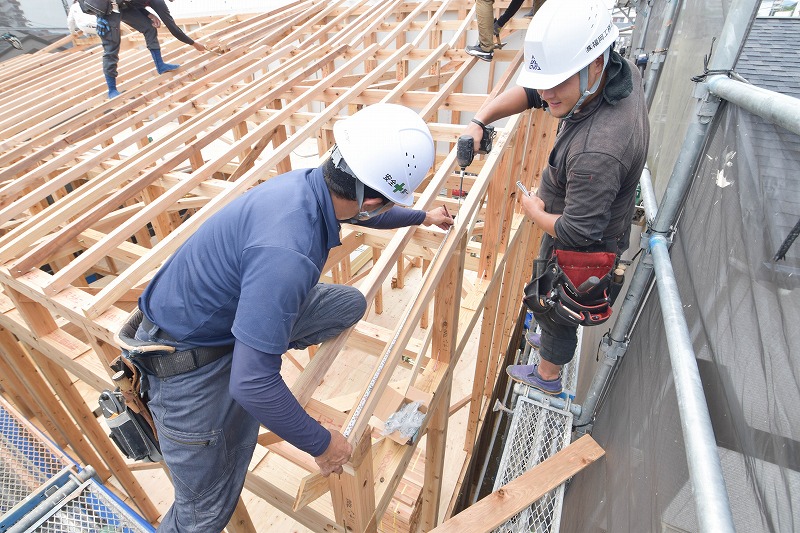 福岡県筑紫野市06　注文住宅建築現場リポート④　～上棟式～