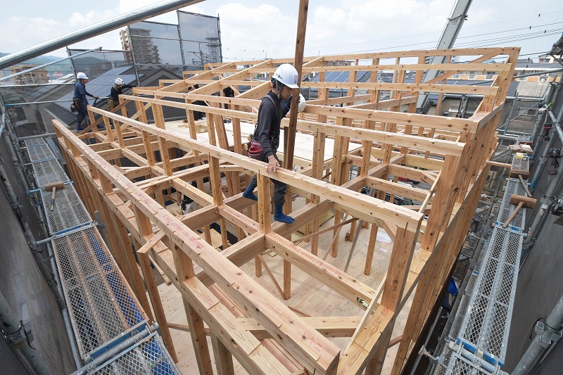 福岡県筑紫野市06　注文住宅建築現場リポート④　～上棟式～