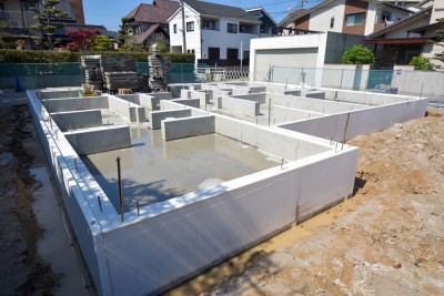 福岡市南区27　注文住宅建築現場リポート②　～基礎工事・型枠解体～