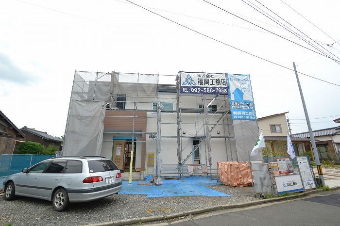 「福津市宮司浜01」注文住宅現場リポート⑨【外装工事】【コーキング】