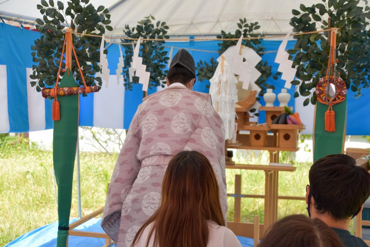 「糟屋郡志免町06」注文住宅現場リポート①【地鎮祭】