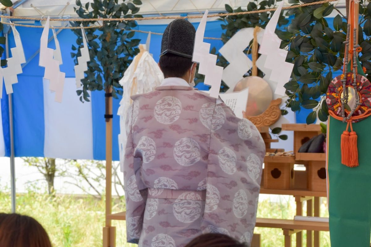 「糟屋郡志免町06」注文住宅現場リポート①【地鎮祭】