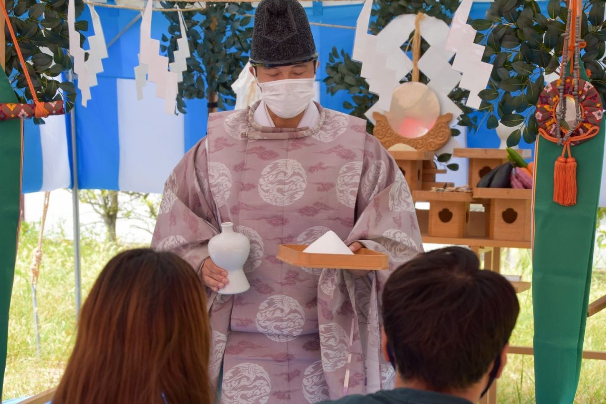 「糟屋郡志免町06」注文住宅現場リポート①【地鎮祭】