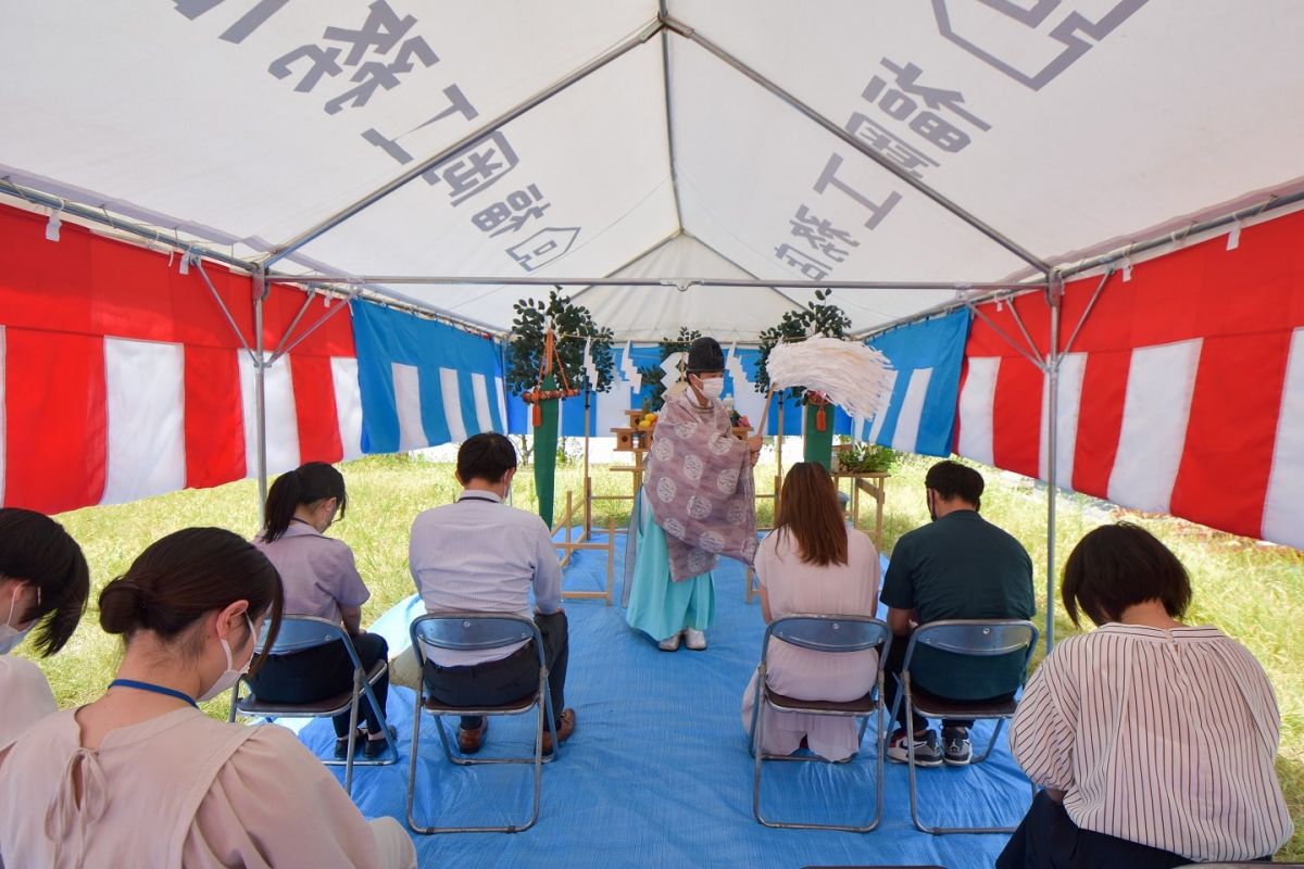 「糟屋郡志免町06」注文住宅現場リポート①【地鎮祭】