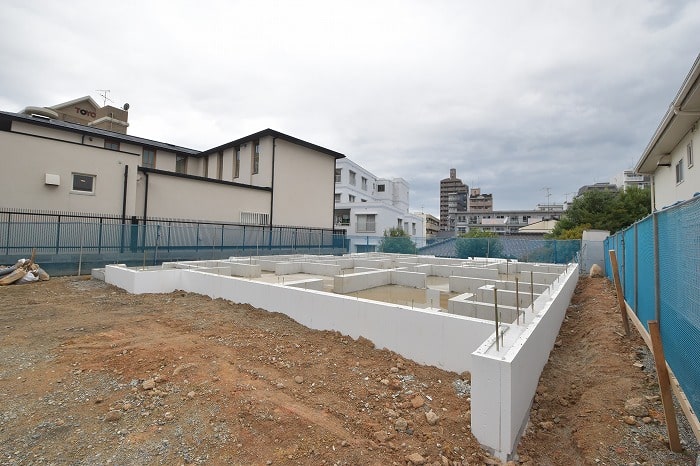 「福岡市南区11」注文住宅現場リポート④【基礎工事】【立ち上がりコン】