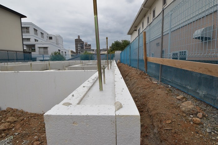 「福岡市南区11」注文住宅現場リポート④【基礎工事】【立ち上がりコン】
