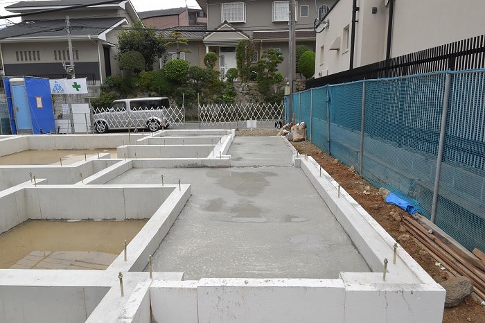 「福岡市南区11」注文住宅現場リポート④【基礎工事】【立ち上がりコン】