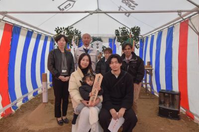 「宗像市09」注文住宅現場リポート①【地鎮祭】