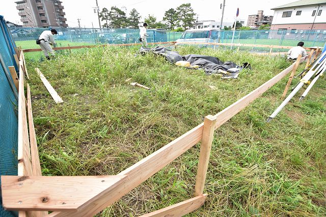 「福岡市東区05」注文住宅現場リポート②【基礎工事】【遣り方】