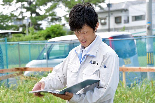 「福岡市東区05」注文住宅現場リポート②【基礎工事】【遣り方】