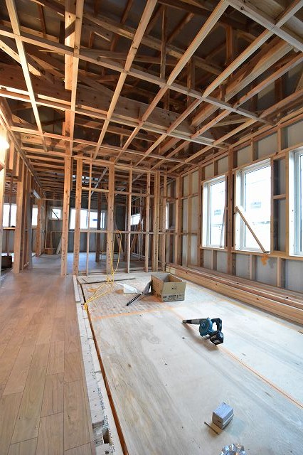 「筑紫野市05」注文住宅現場リポート⑦【木工事】【床材】
