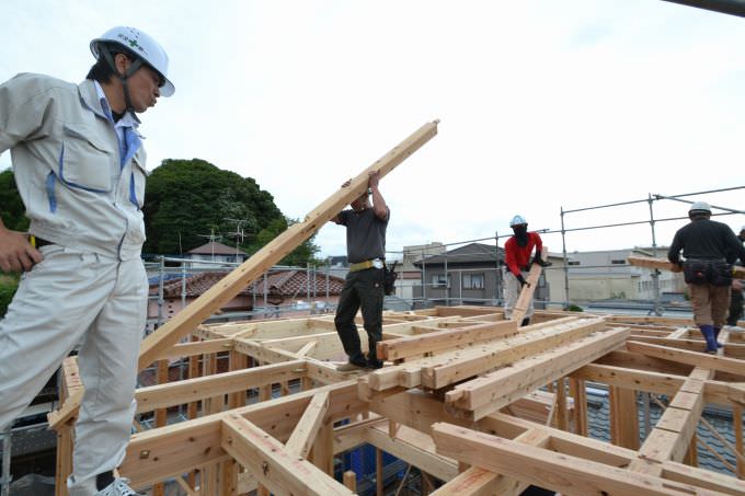 福岡市西区姪浜02　注文住宅建築現場リポート⑤　～上棟式～