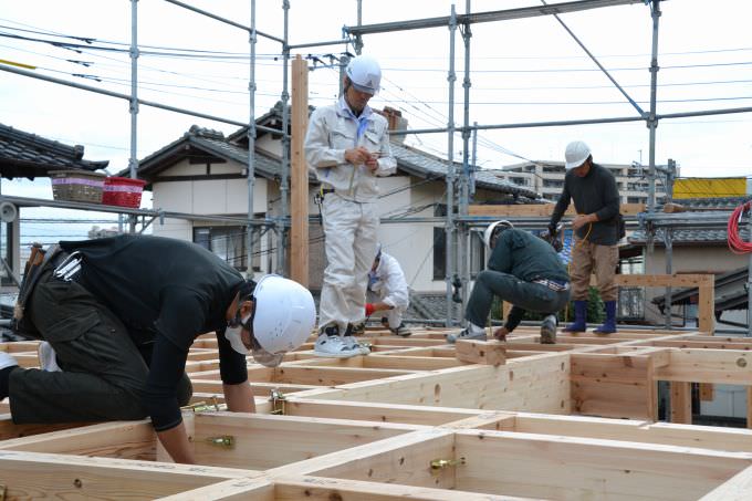 福岡市西区姪浜02　注文住宅建築現場リポート⑤　～上棟式～