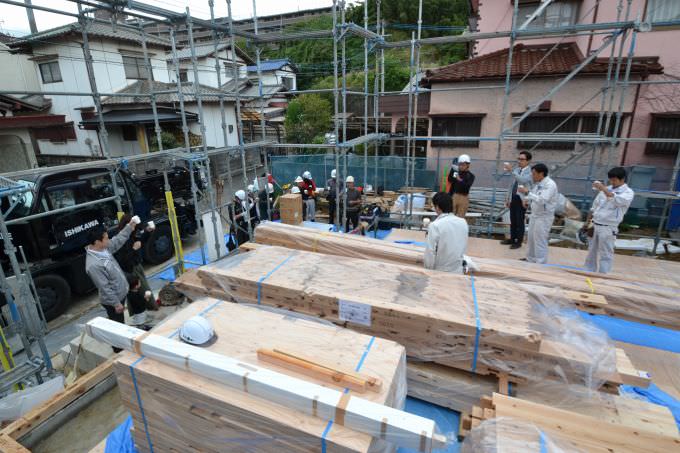 「福岡市西区姪浜02」注文住宅現場リポート⑤【上棟式】