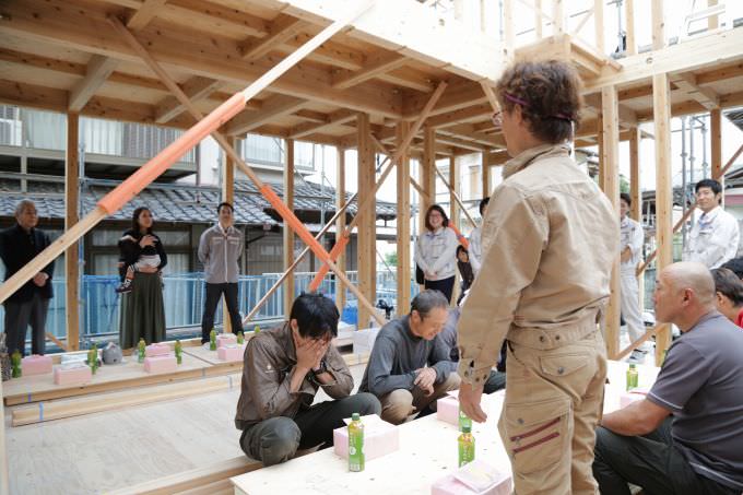 「福岡市西区姪浜02」注文住宅現場リポート⑤【上棟式】