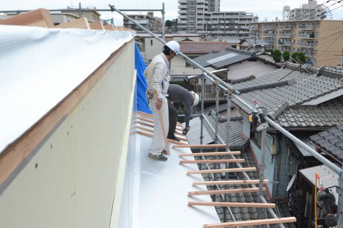 福岡市西区姪浜02　注文住宅建築現場リポート⑤　～上棟式～