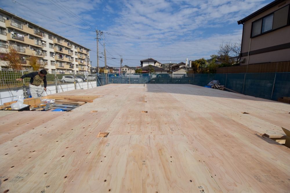 「福岡市早良区06」注文住宅現場リポート③【木工事】【土台敷き】
