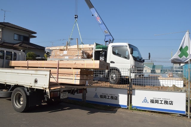 「糟屋郡02」注文住宅現場リポート④【木工事】【土台敷き】