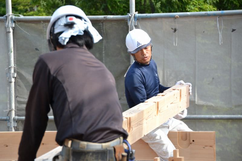 福岡県春日市星見ヶ丘01　注文住宅建築現場リポート⑤　～上棟式～