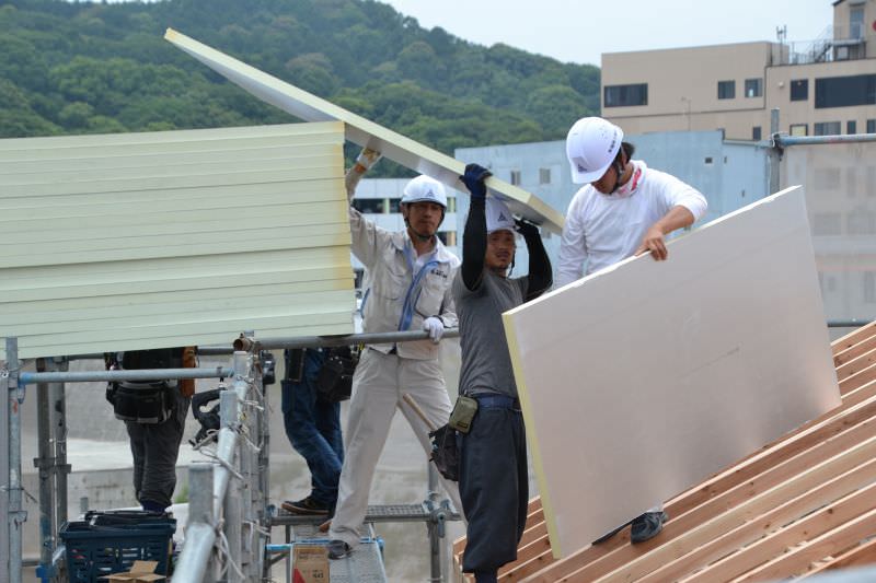 福岡県春日市星見ヶ丘01　注文住宅建築現場リポート⑤　～上棟式～