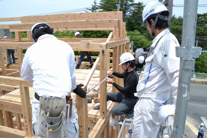 福岡県春日市星見ヶ丘01　注文住宅建築現場リポート⑤　～上棟式～