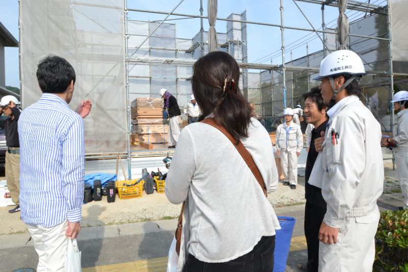 福岡県春日市星見ヶ丘01　注文住宅建築現場リポート⑤　～上棟式～