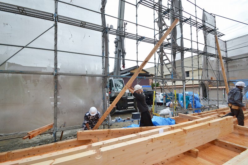 「福津市宮司元町01」注文住宅現場リポート④【上棟式】