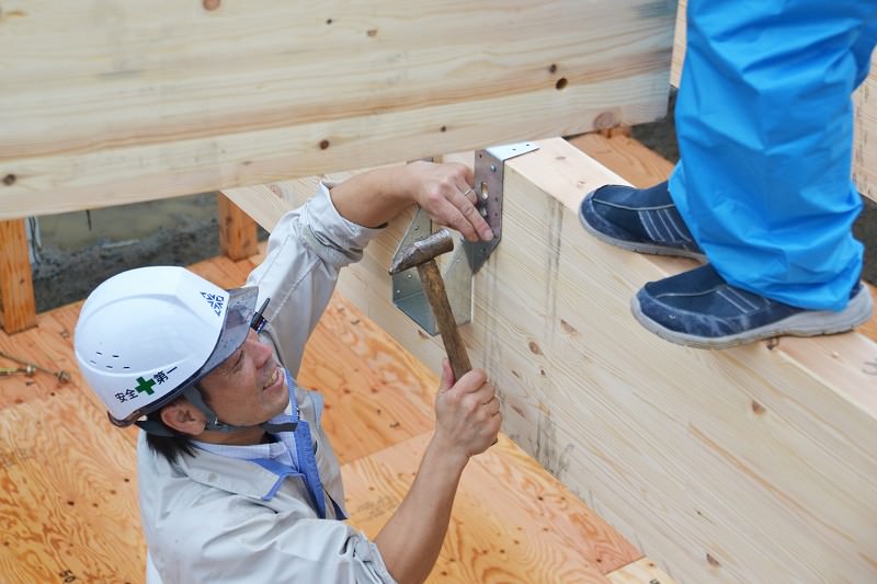 「福津市宮司元町01」注文住宅現場リポート④【上棟式】