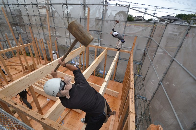 「福津市宮司元町01」注文住宅現場リポート④【上棟式】