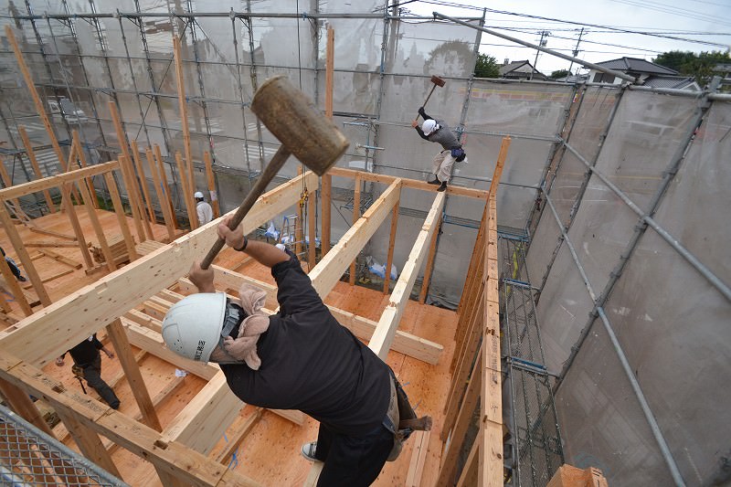 福岡県福津市宮司元町01　注文住宅建築現場リポート④　～上棟式～