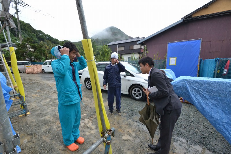 福岡県福津市宮司元町01　注文住宅建築現場リポート④　～上棟式～