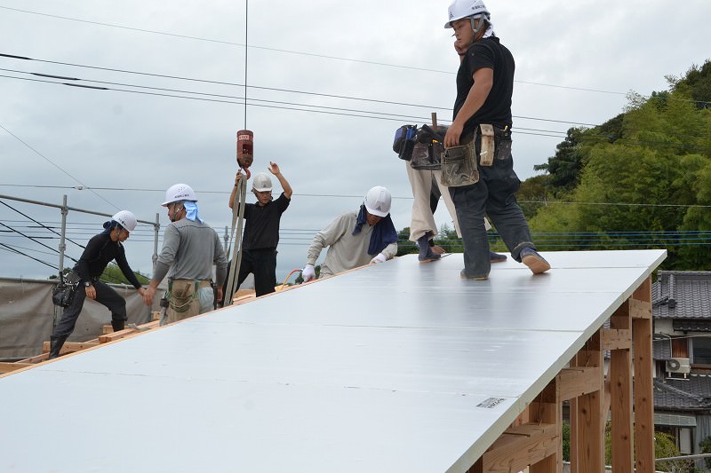 福岡県福津市宮司元町01　注文住宅建築現場リポート④　～上棟式～