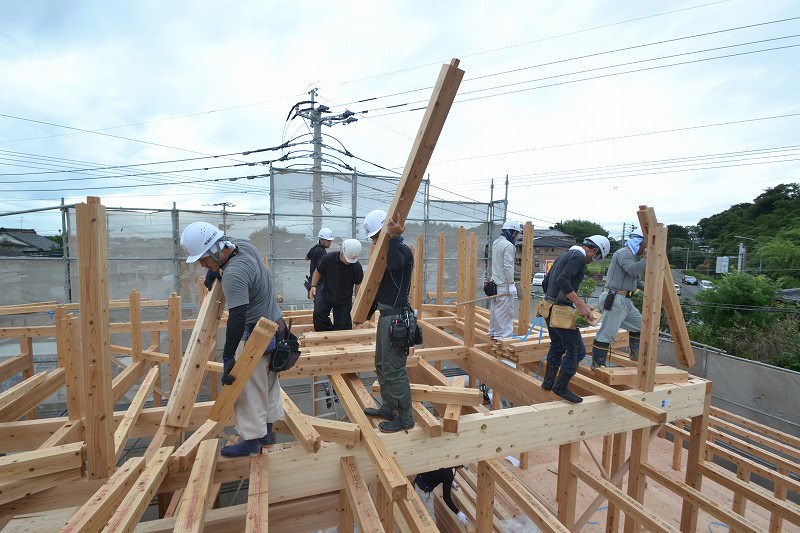 福岡県福津市宮司元町01　注文住宅建築現場リポート④　～上棟式～