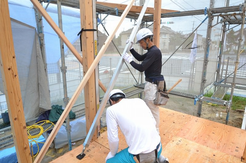 「福津市宮司元町01」注文住宅現場リポート④【上棟式】