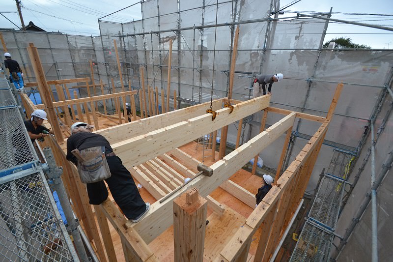 「福津市宮司元町01」注文住宅現場リポート④【上棟式】