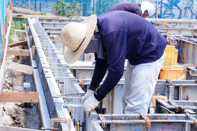 「福岡市早良区曙01」注文住宅現場リポート②【基礎工事】【立ち上がりコン】