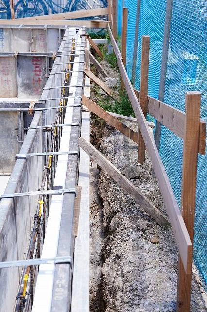 「福岡市早良区曙01」注文住宅現場リポート②【基礎工事】【立ち上がりコン】