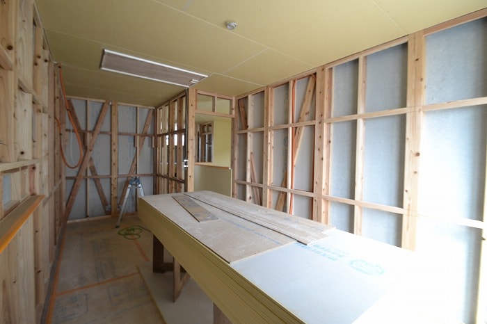 「福岡市早良区梅林02」注文住宅現場リポート⑨【木工事】【石膏ボード】
