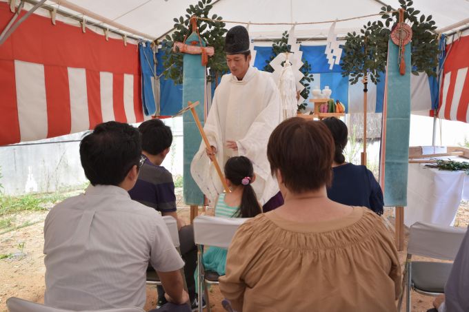「福岡市中央区02」注文住宅現場リポート①【地鎮祭】
