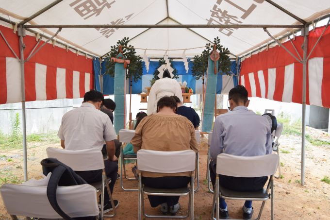 「福岡市中央区02」注文住宅現場リポート①【地鎮祭】