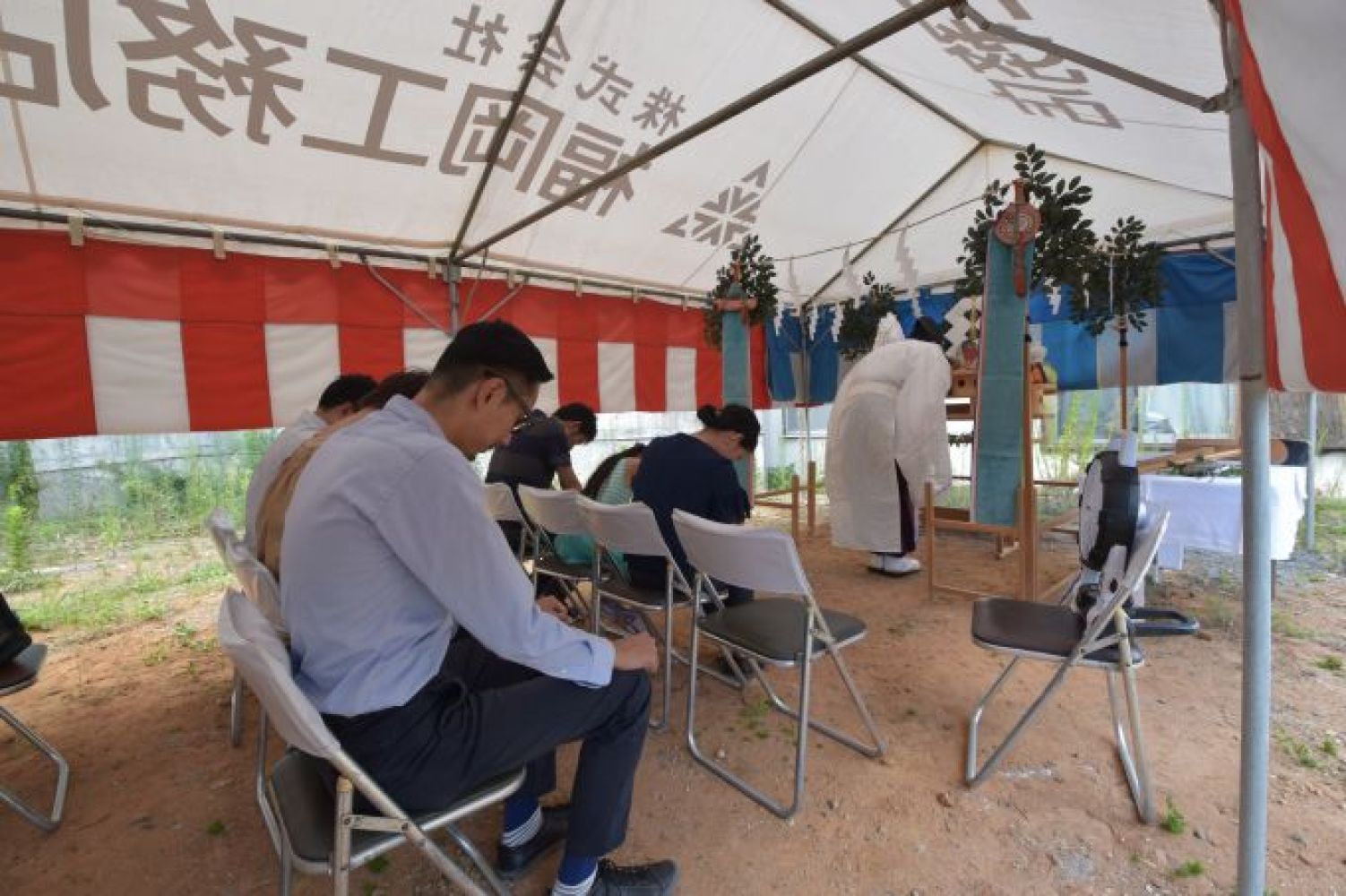 「福岡市中央区02」注文住宅現場リポート①【地鎮祭】