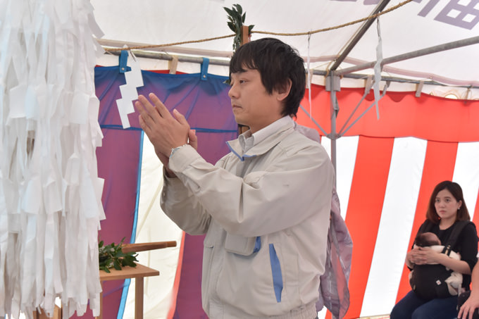 「福岡市南区06」注文住宅現場リポート①【地鎮祭】