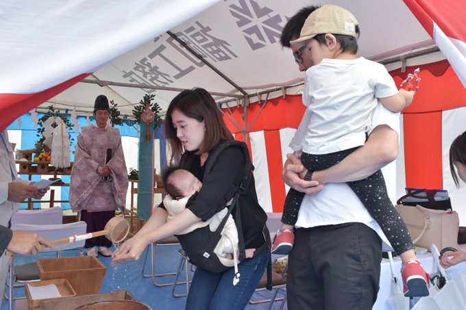 福岡市南区06　注文住宅建築現場リポート①　～地鎮祭～